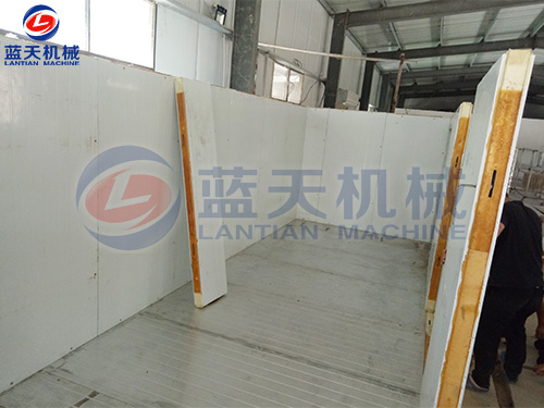 大连鱼干烘干机安装现场