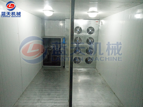 大连鱼干烘干机安装现场