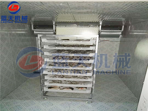 江苏鱼干烘干机用户现场